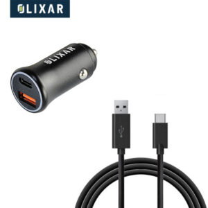 Olixar 38W PD Fast Automobile Charger with 2m USB-A to USB-C Cable